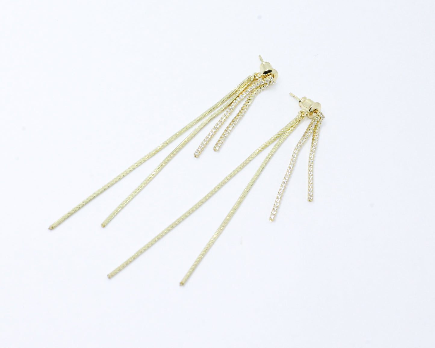 Arete Dorado Brillantes