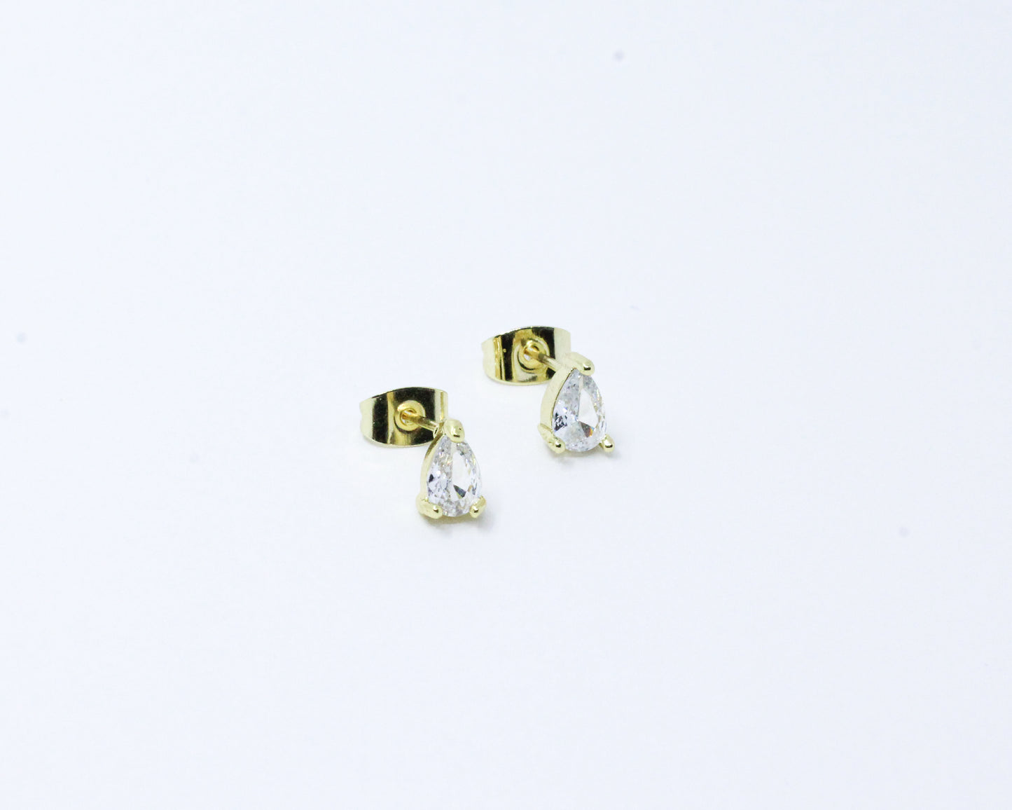 Set Dorado Lágrimas Brillantes