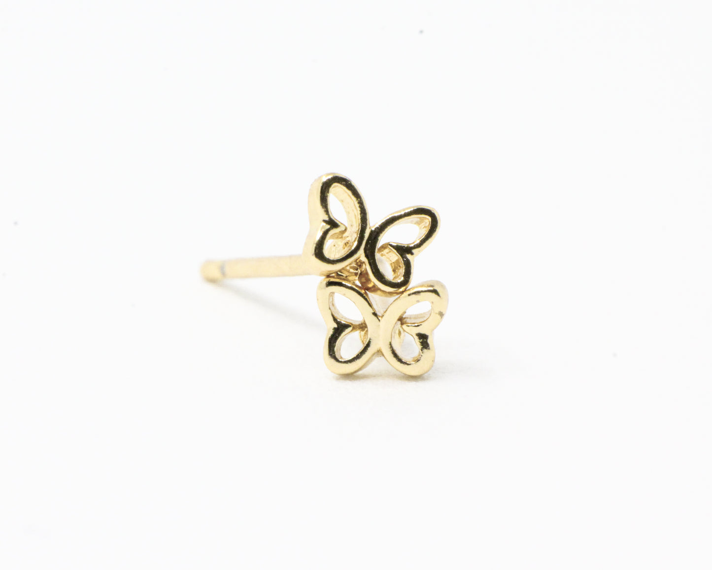 Topo Mariposa Contorno Dorado