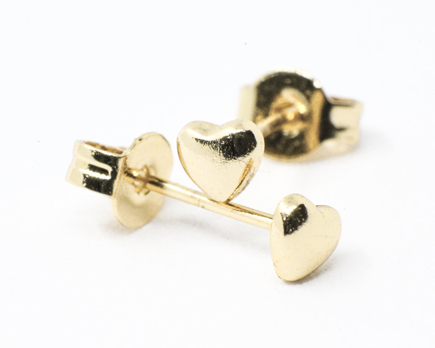 Topo Corazón Soplado Dorado