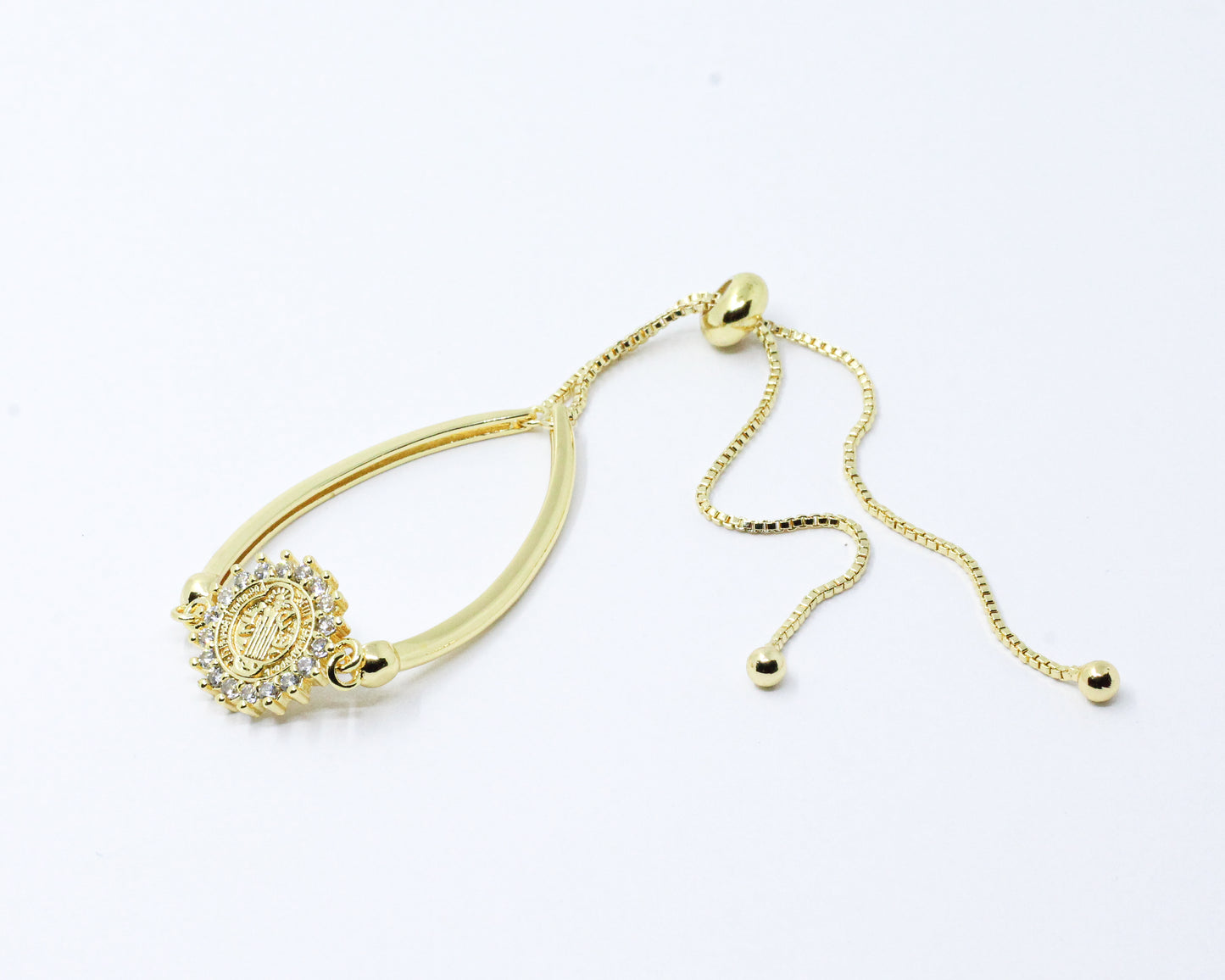 Pulsera San Benito brillantes