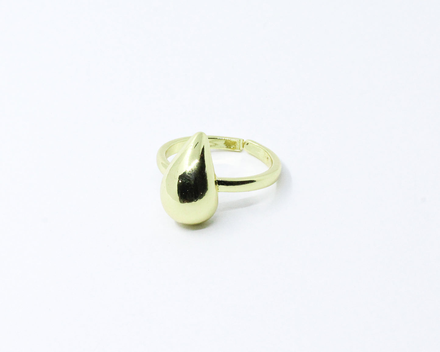 Anillo Chunky en Gota Dorada