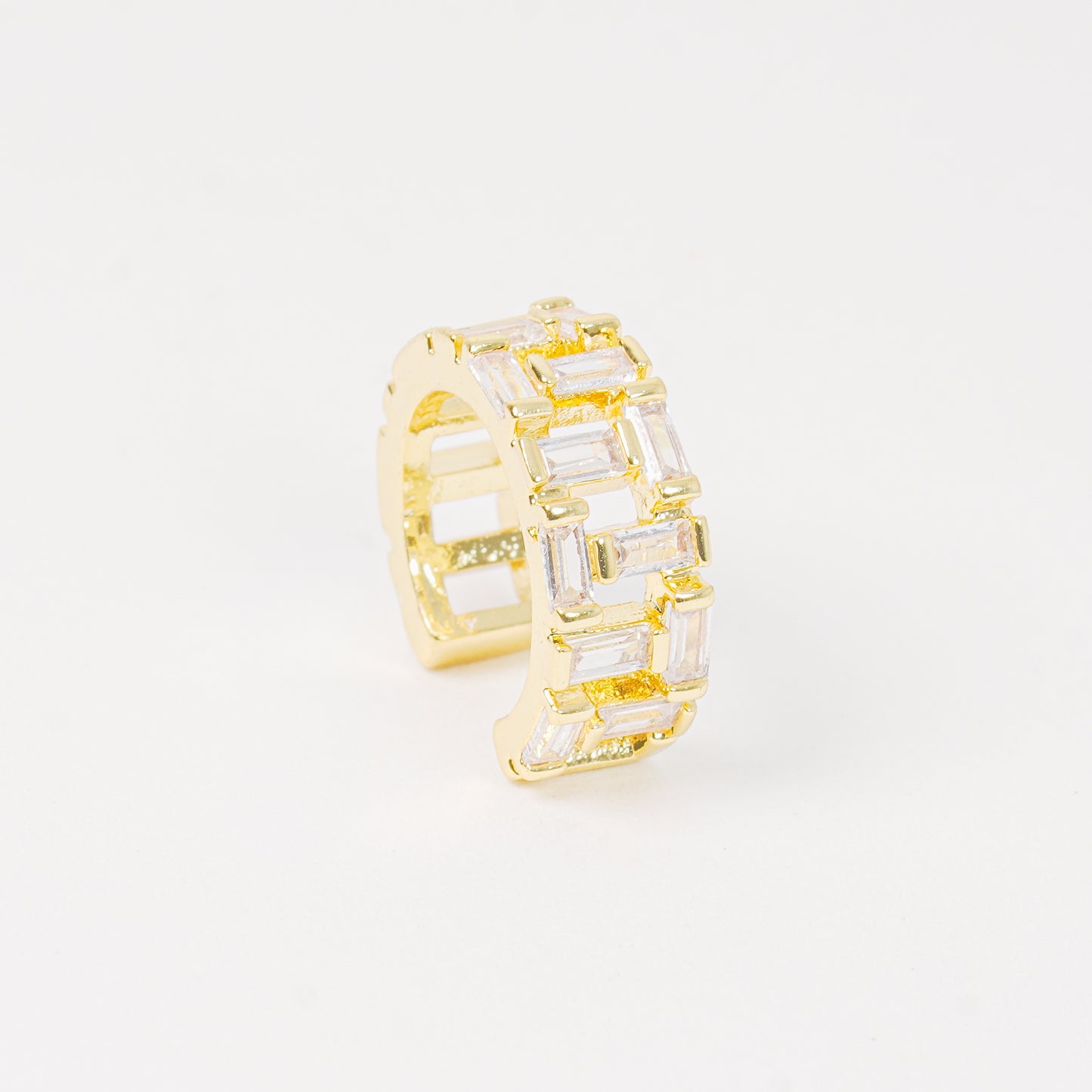 Earcuff Baguette Dorado