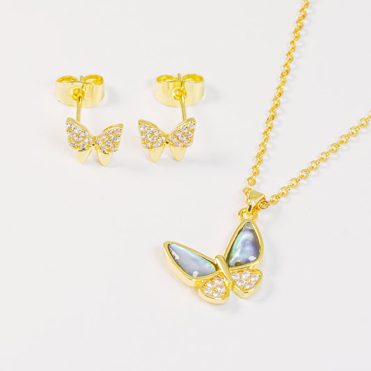 Set Mariposas Doradas