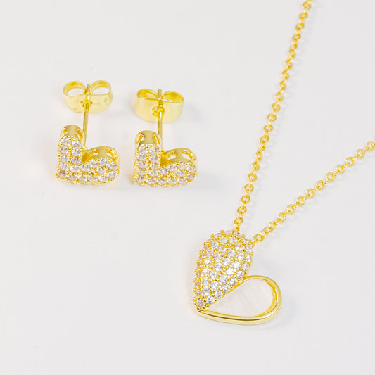 Set Corazón Blanco