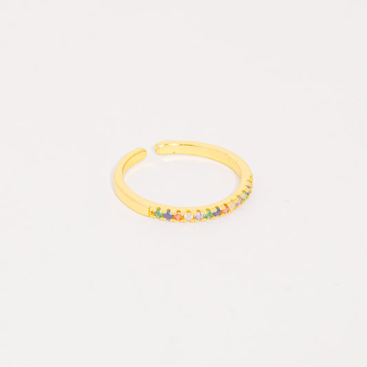 Anillo Dorado Arcoíris