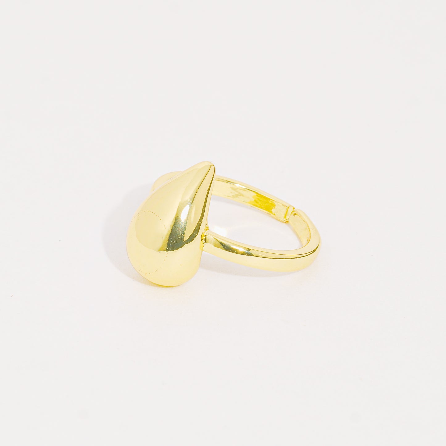 Anillo Chunky en Gota Dorada