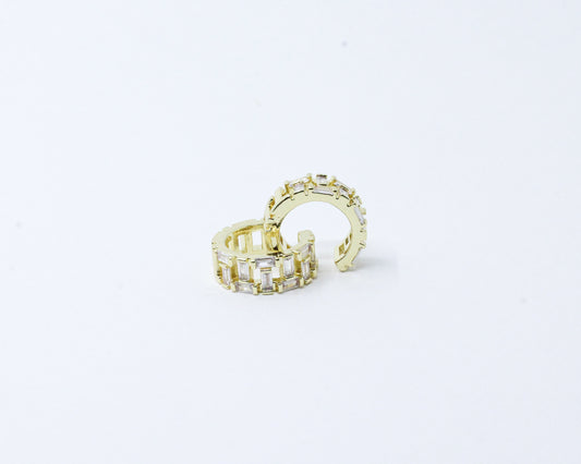 Earcuff Baguette Dorado