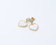 Aretes Nácar Corazón
