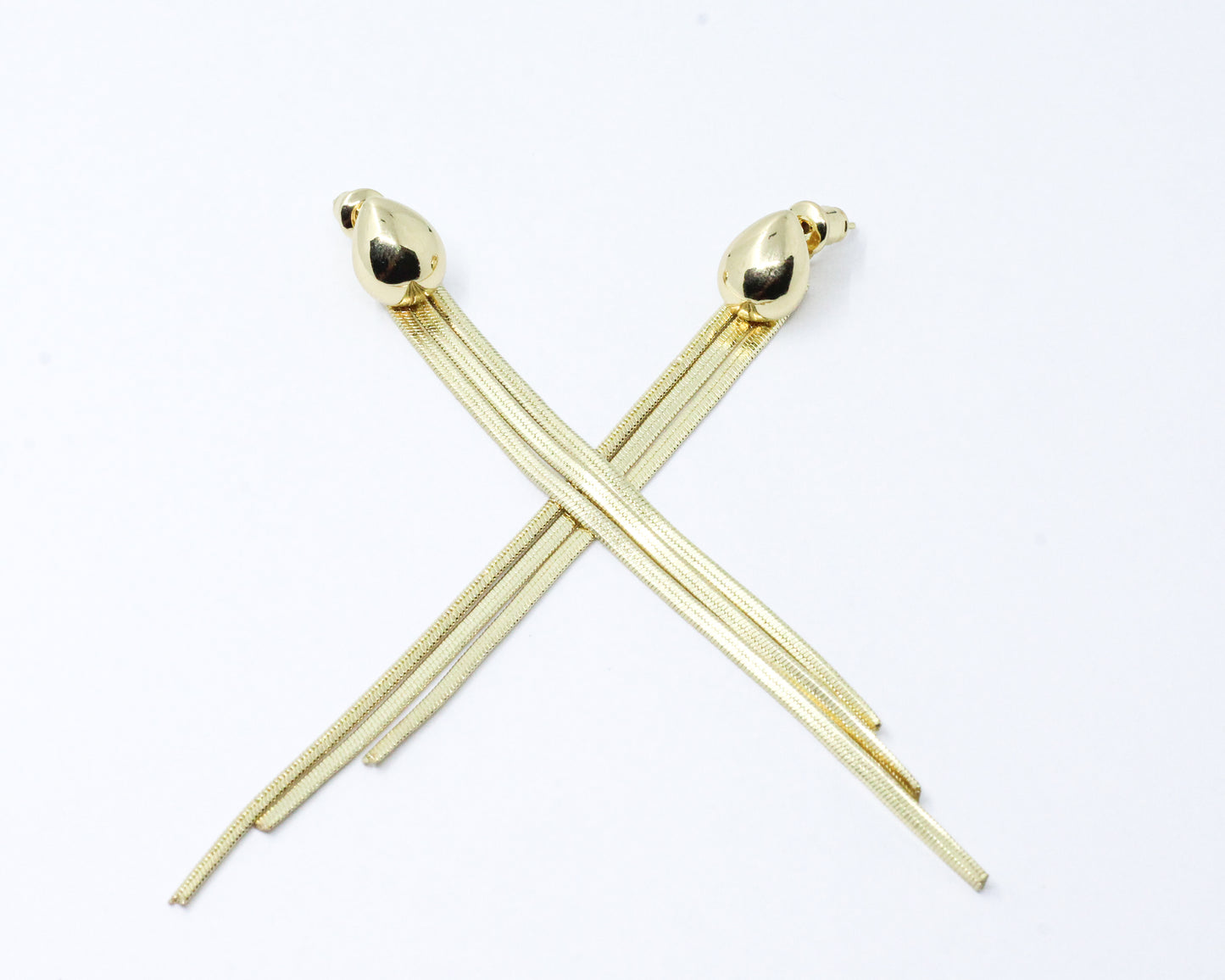 Aretes Dorado Gota Lux