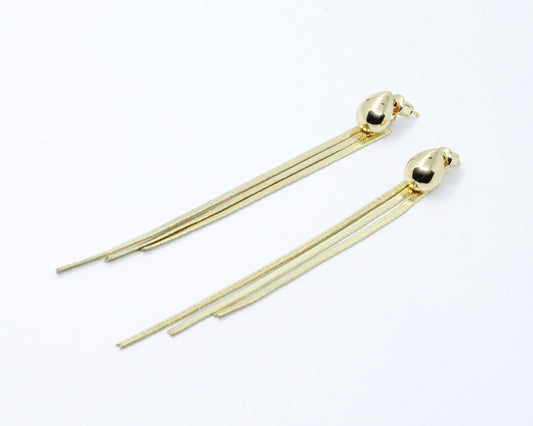 Aretes Dorado Gota Lux