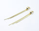 Aretes Dorado Gota Lux