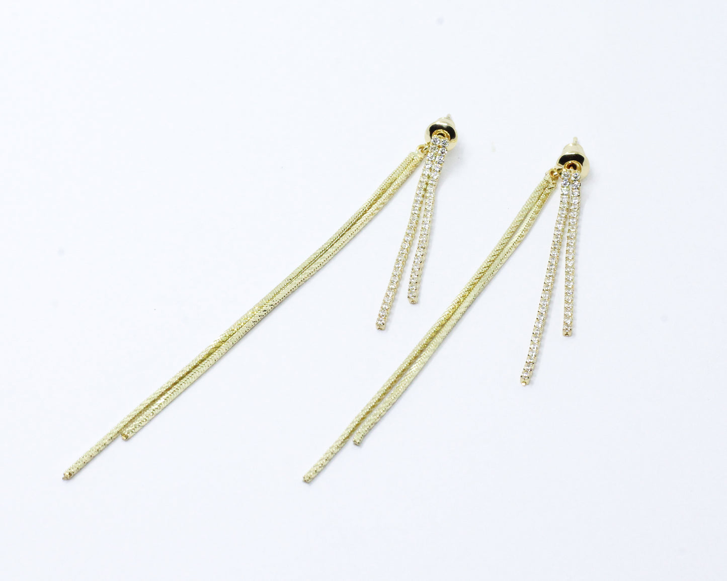 Arete Dorado Brillantes