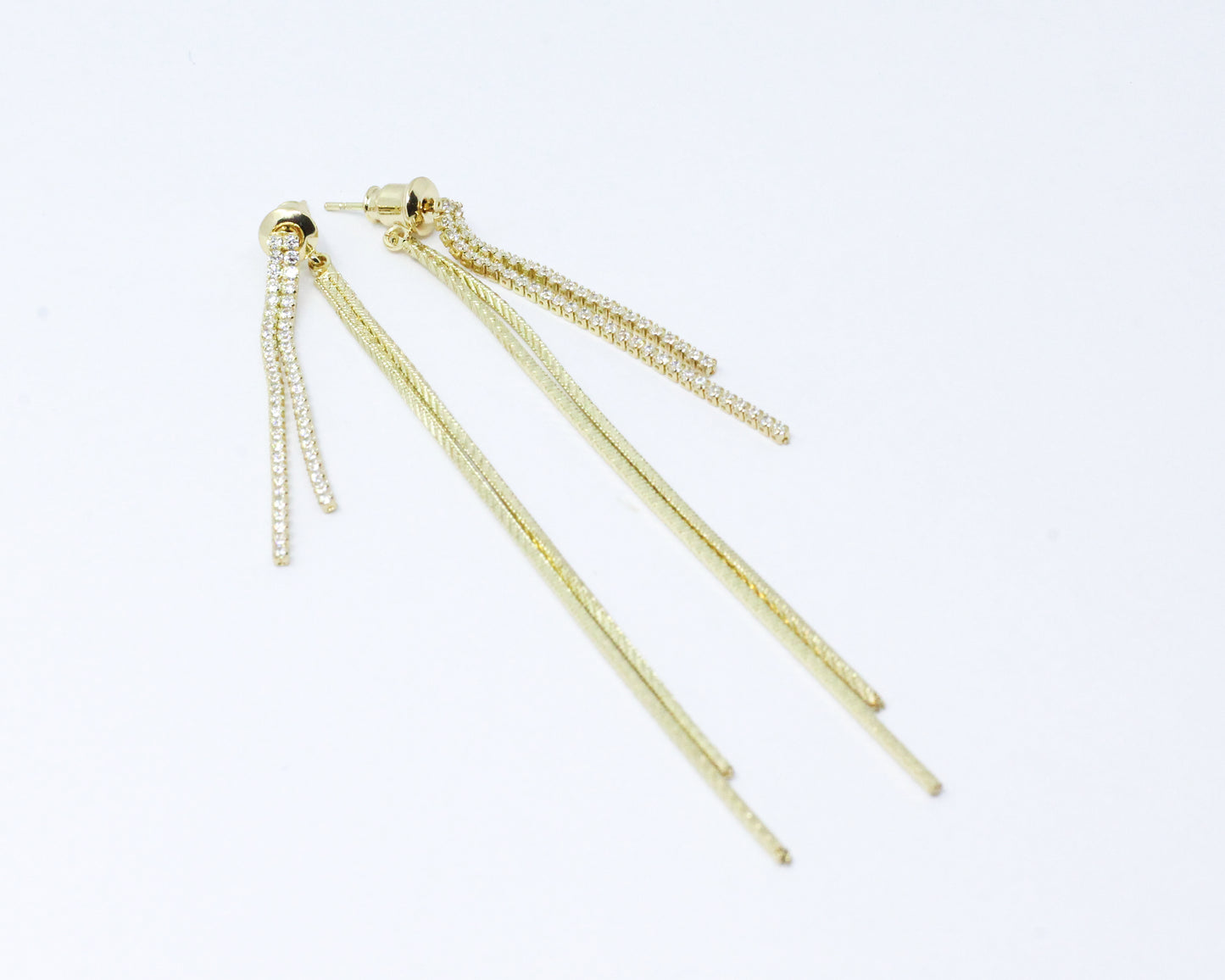 Arete Dorado Brillantes
