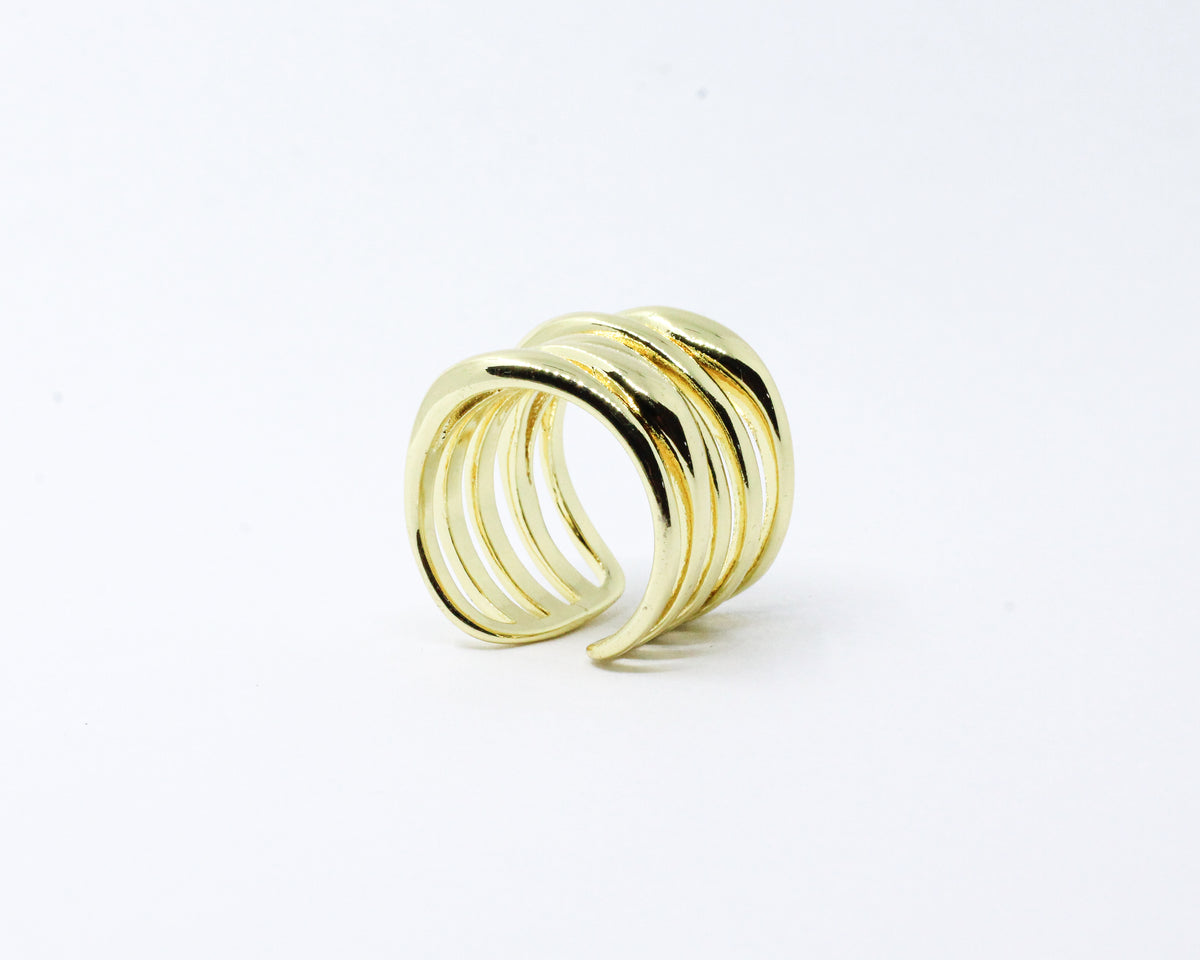 Earcuff Dorado 5 Aros
