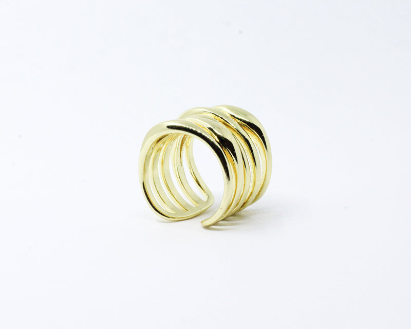 Earcuff Dorado 5 Aros