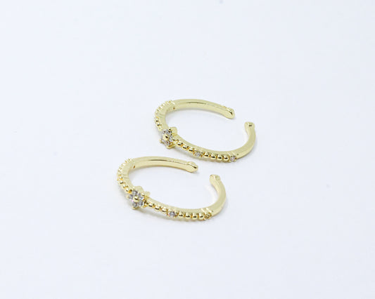 Anillo Dorado Mini Flor
