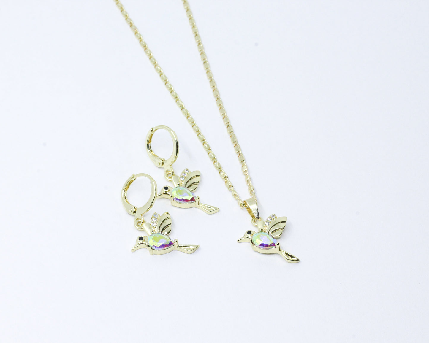 Set Colibrí Dorado