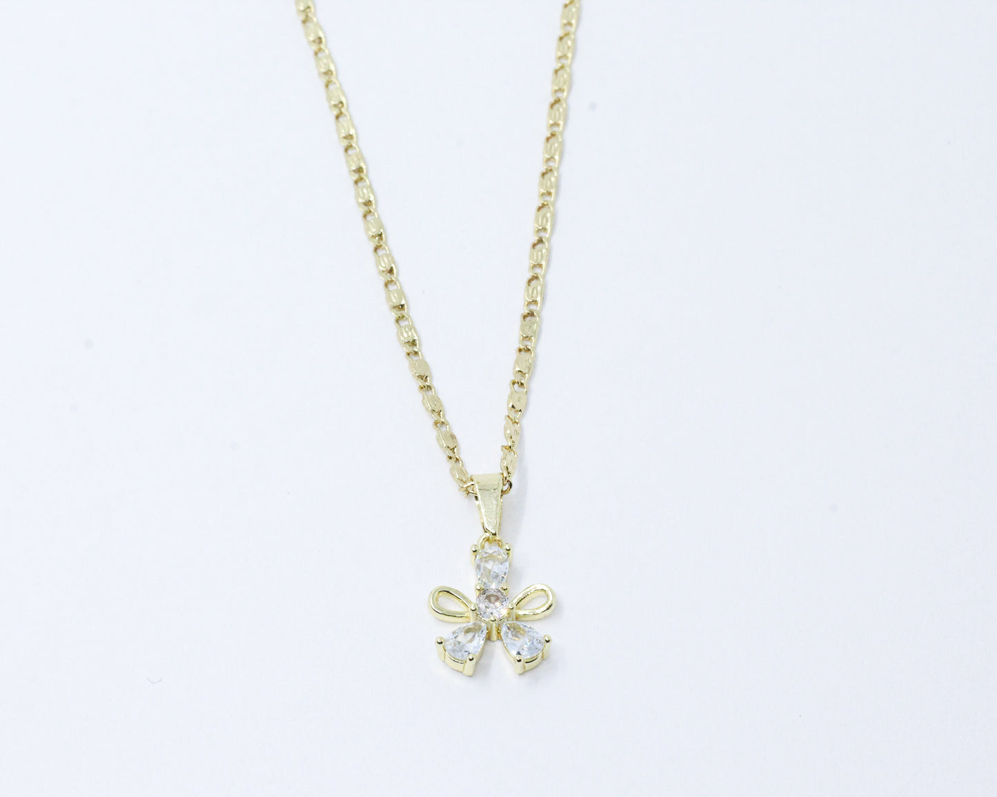 Set Flor Dorado Brillante