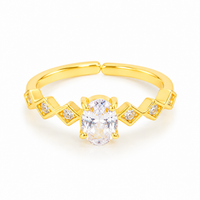 Anillo Dorado Ovalo Esplendor vista 1