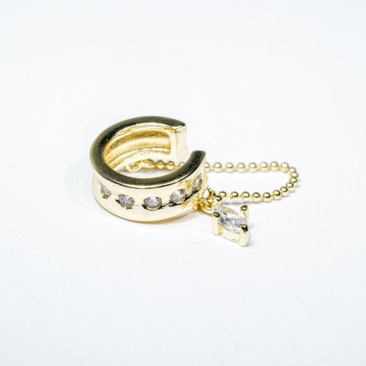 Earcuff gota colgante