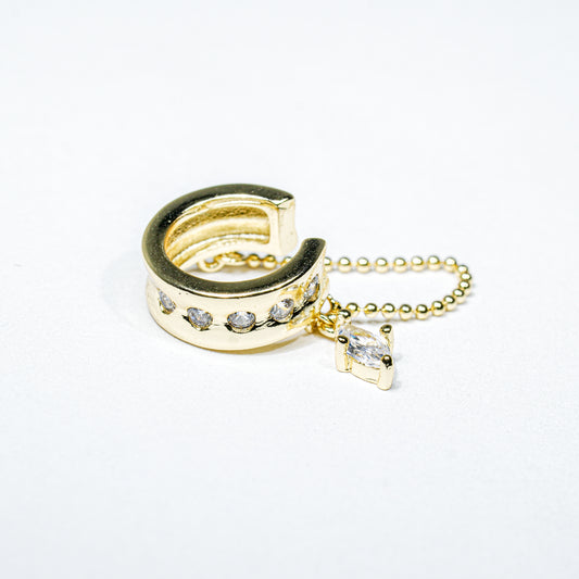 Earcuff gota colgante