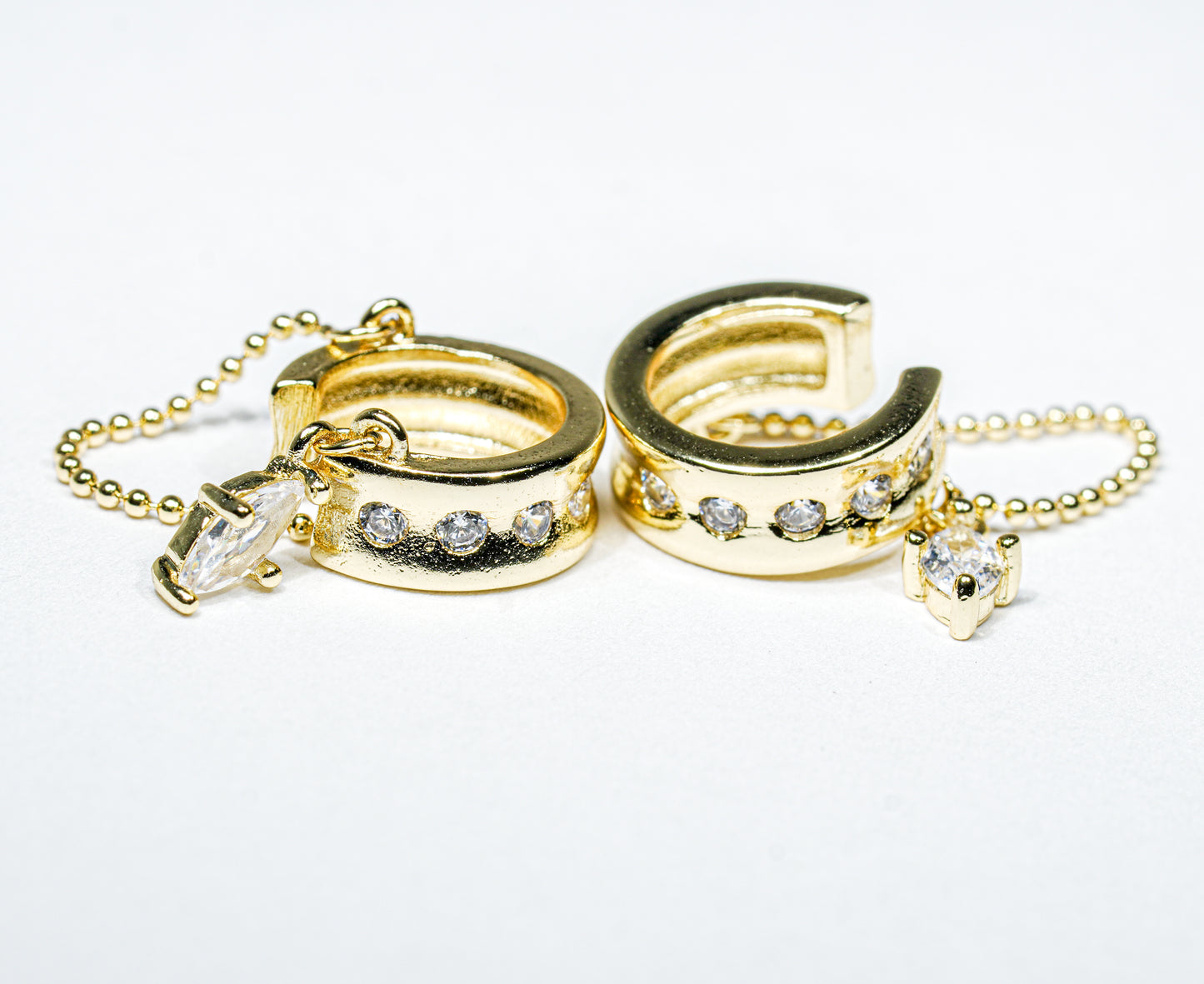 Earcuff gota colgante