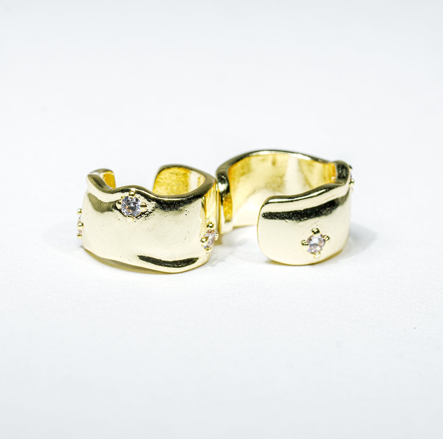 Earcuff circón triple