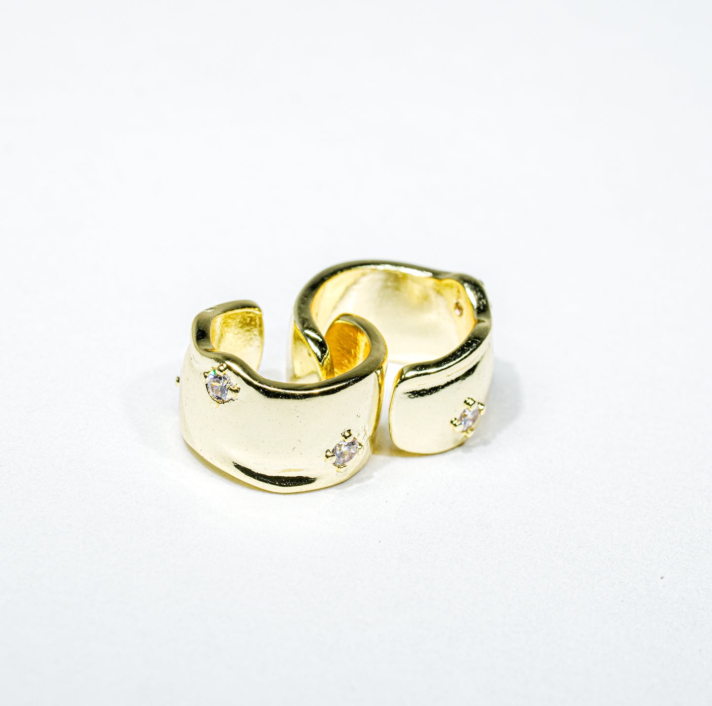 Earcuff circón triple