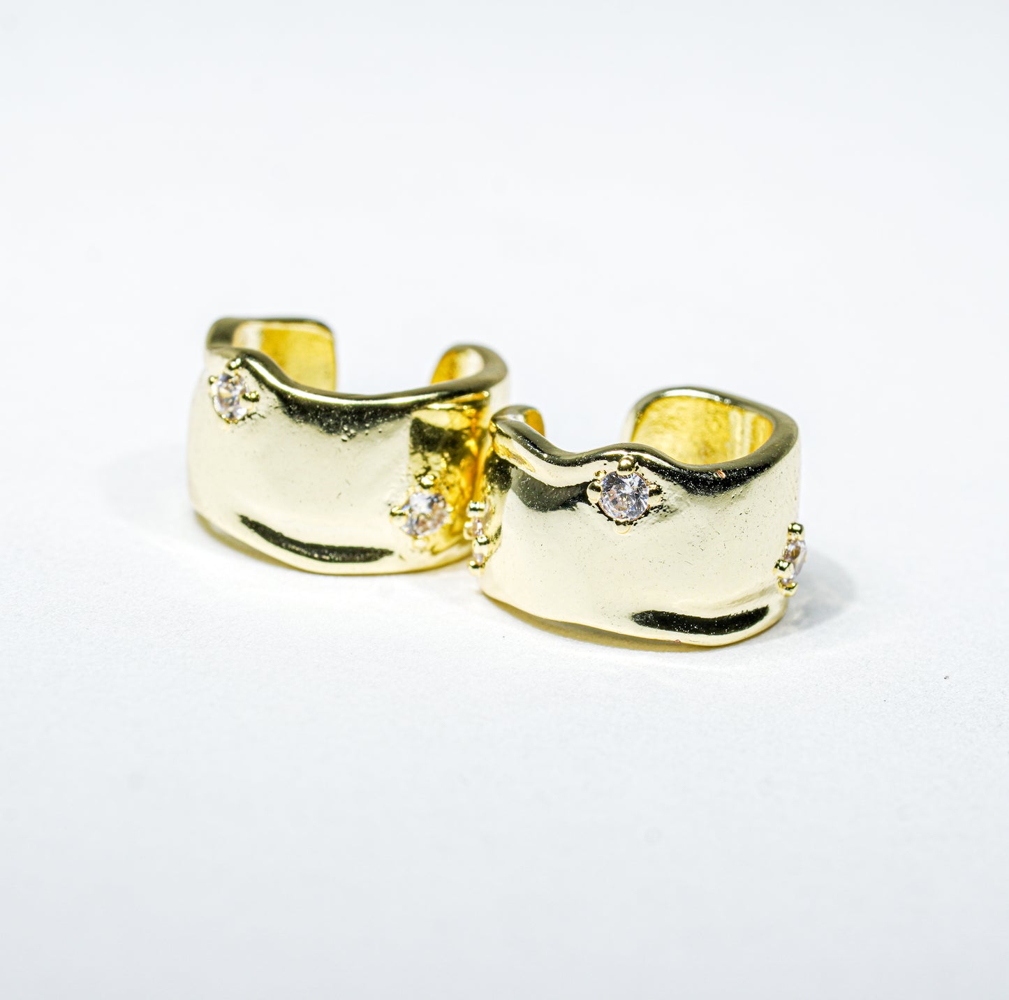 Earcuff circón triple