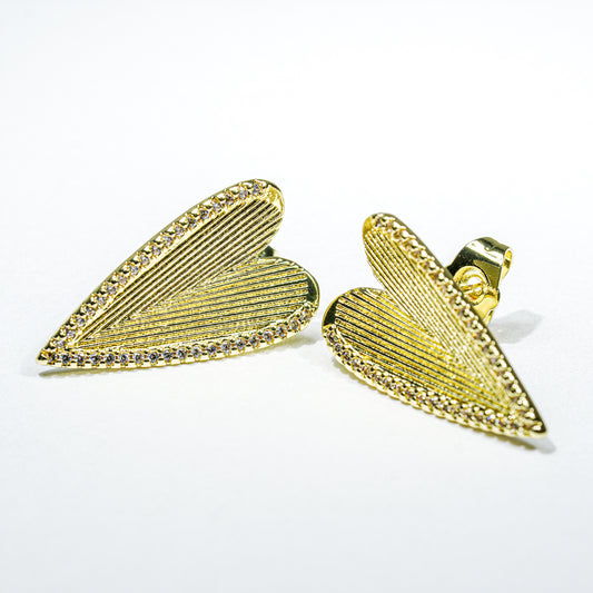 Arete corazón circones