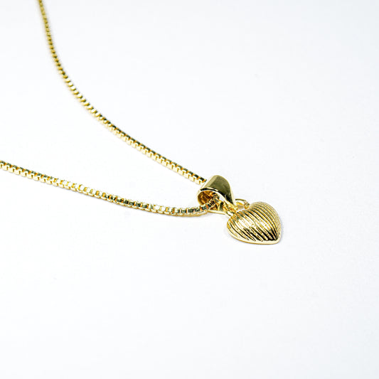 Cadena corazón diamantado