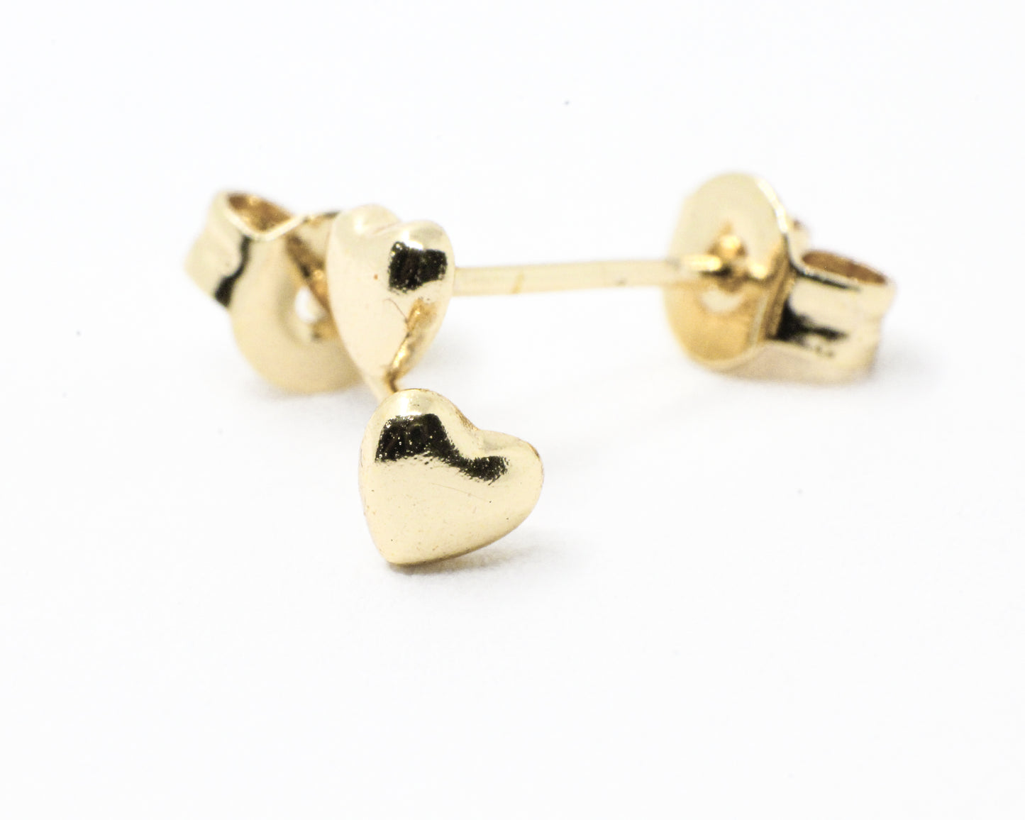 Topo Corazón Soplado Dorado