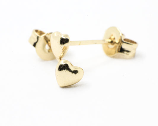 Topo Corazón Soplado Dorado