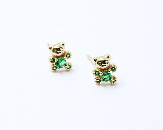 Topo Oso Mini Piedra Verde