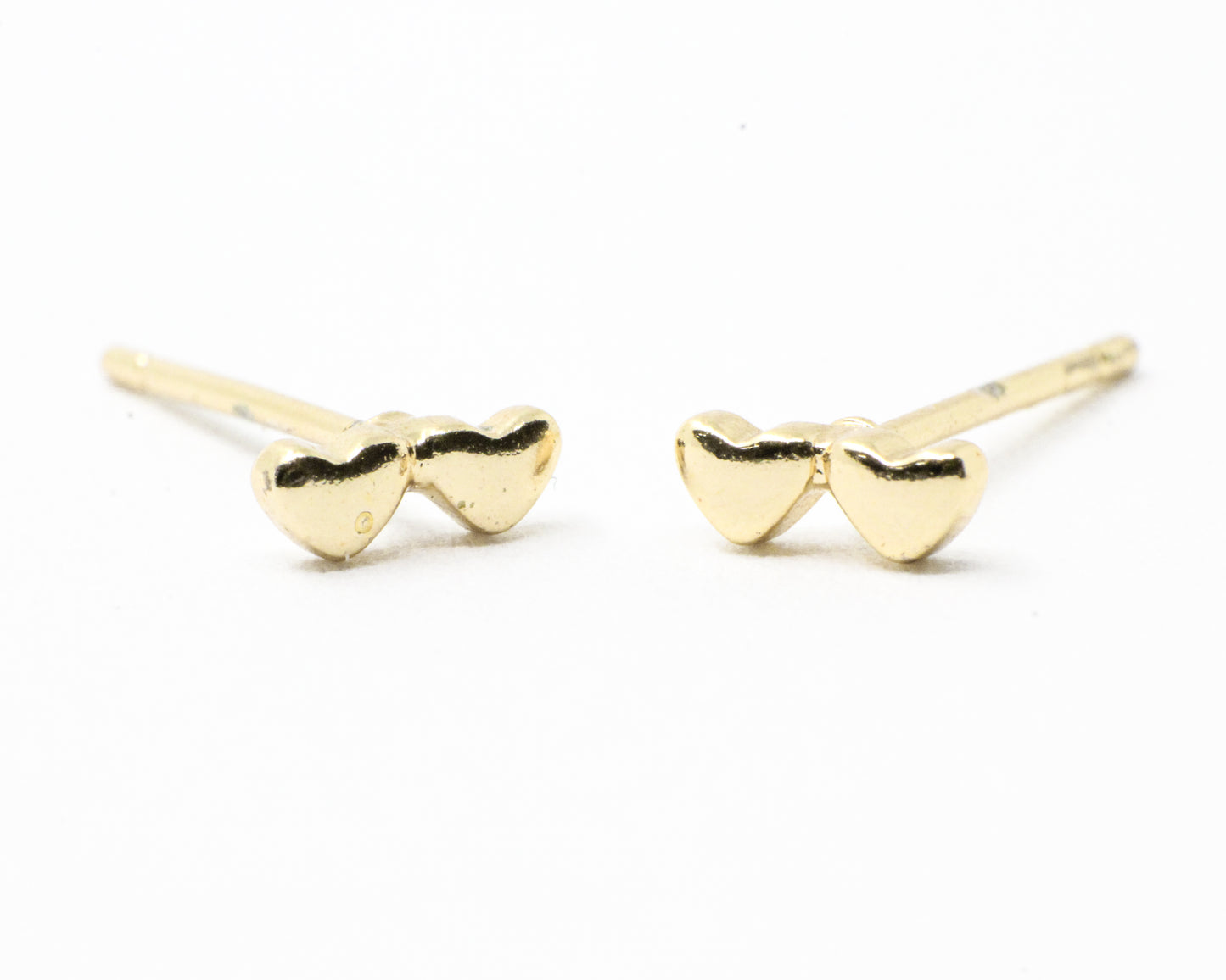 Topo Doble Corazón Dorado