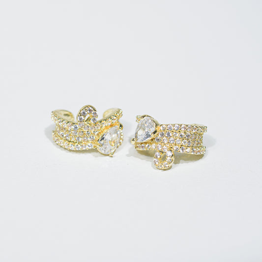 Earcuff gota cristal