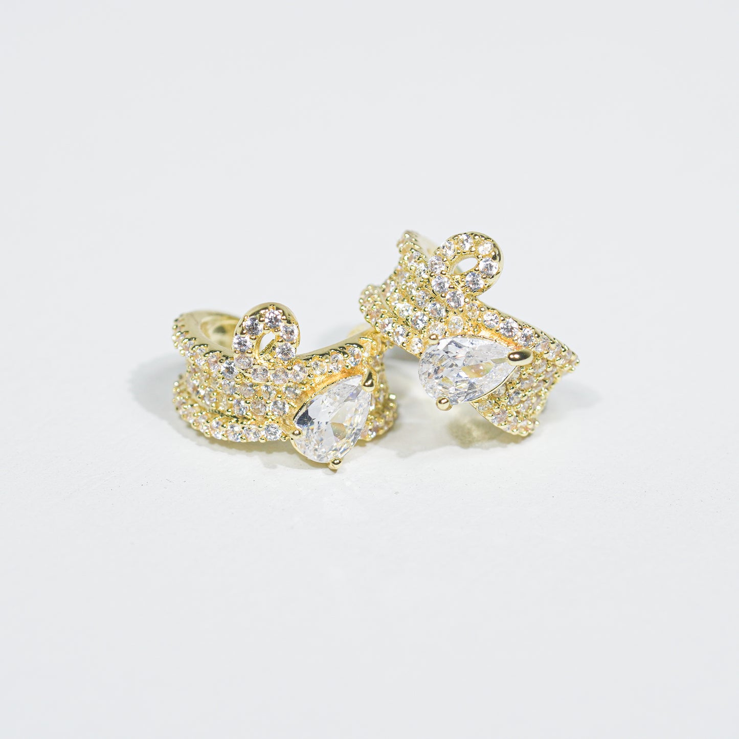 Earcuff gota cristal
