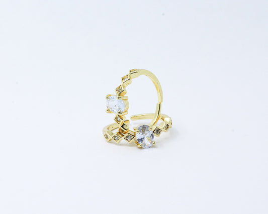 Anillo Dorado Ovalo Esplendor