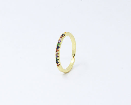 Anillo Dorado Arcoíris