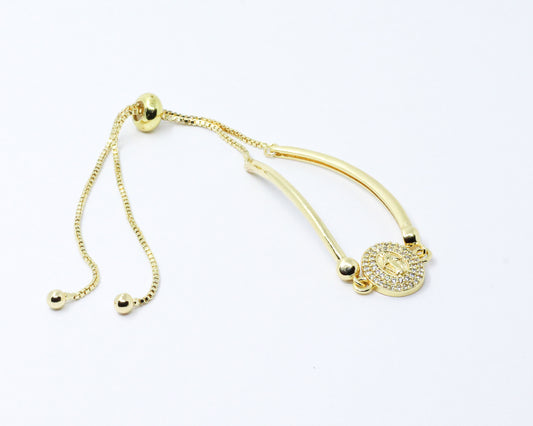Pulsera dorada Virgen Milagrosa