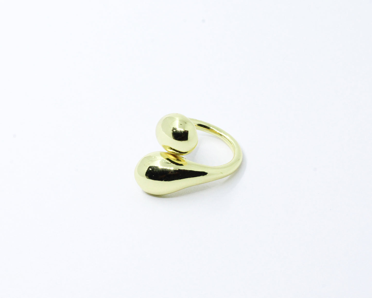 Anilllo Chunky Dorado Doble