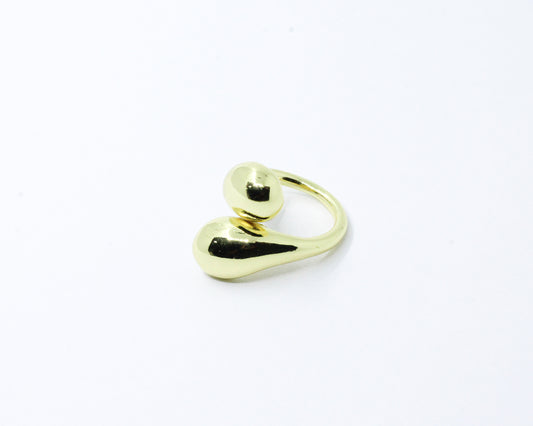 Anilllo Chunky Dorado Doble