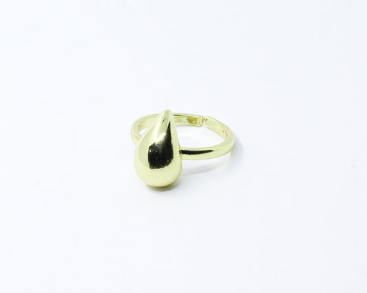 Anillo Chunky en Gota Dorada