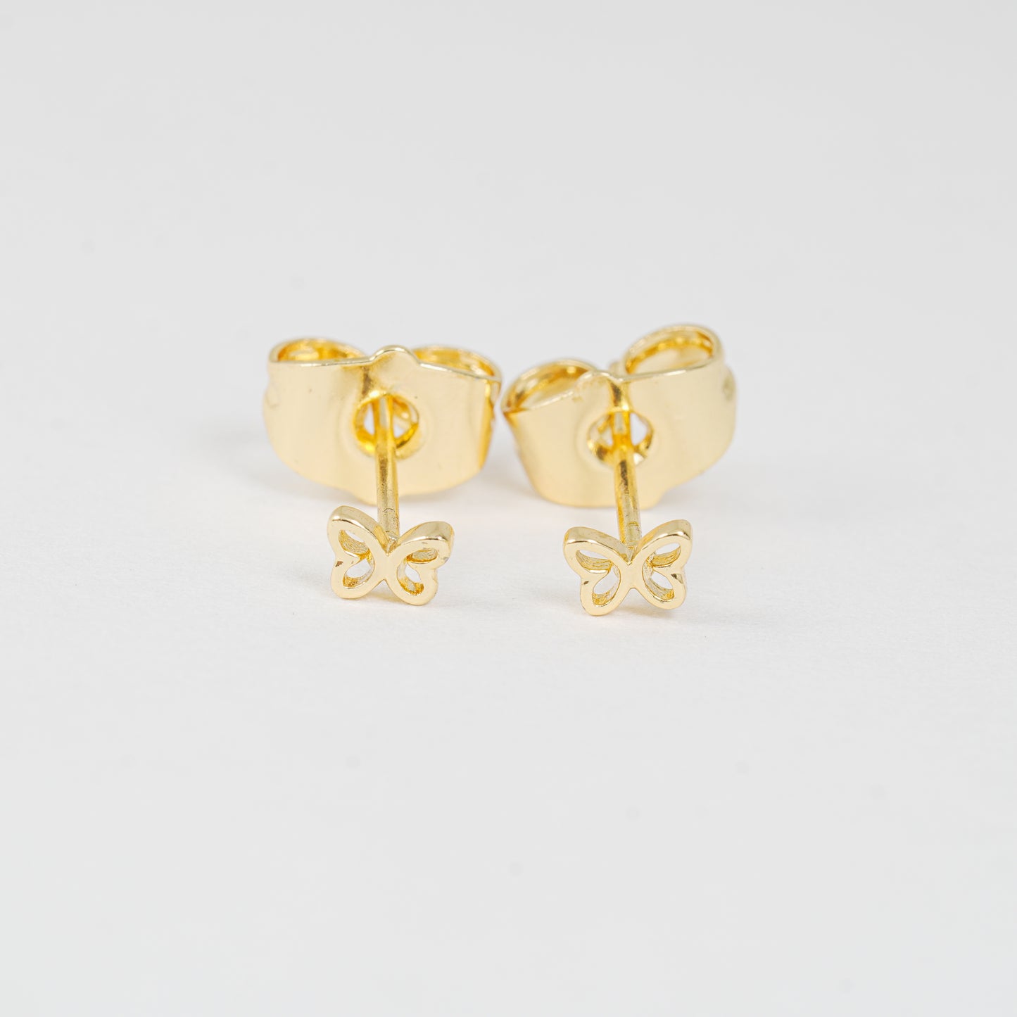 Topo Mariposa Contorno Dorado