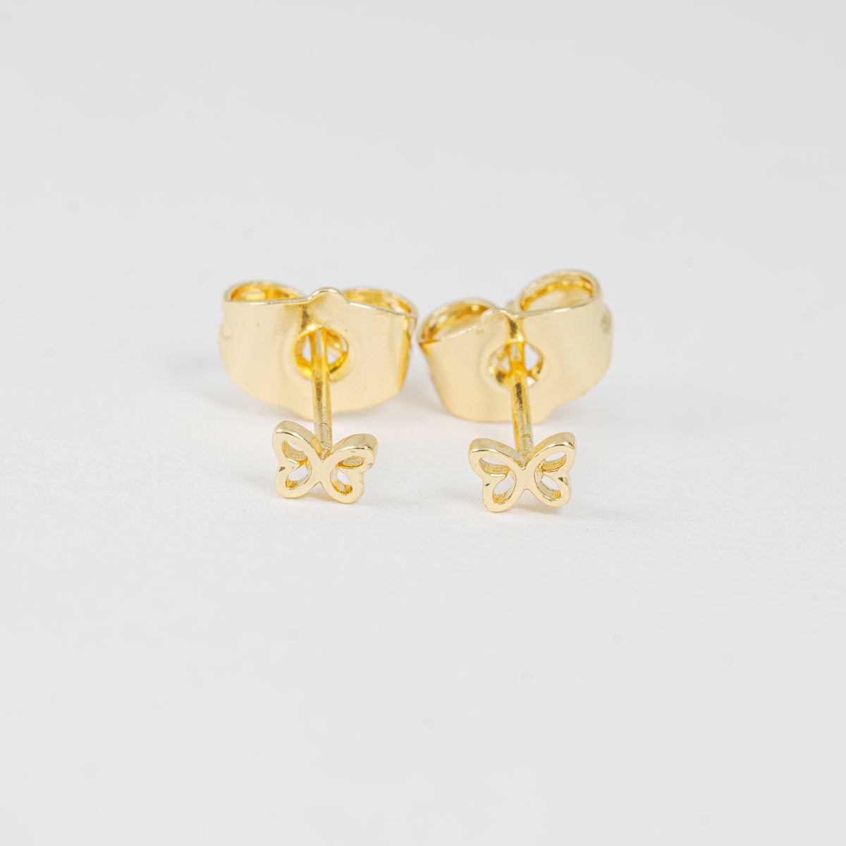 Topo Mariposa Contorno Dorado