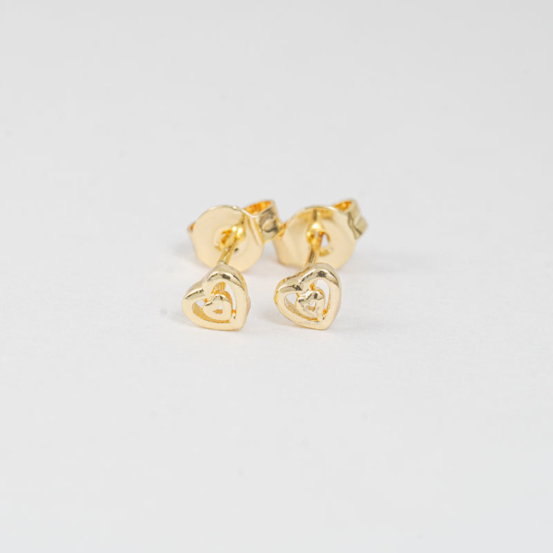 Topo Corazón Dorado