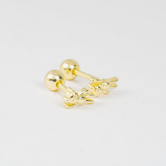 Topo Oso Niña Dorado