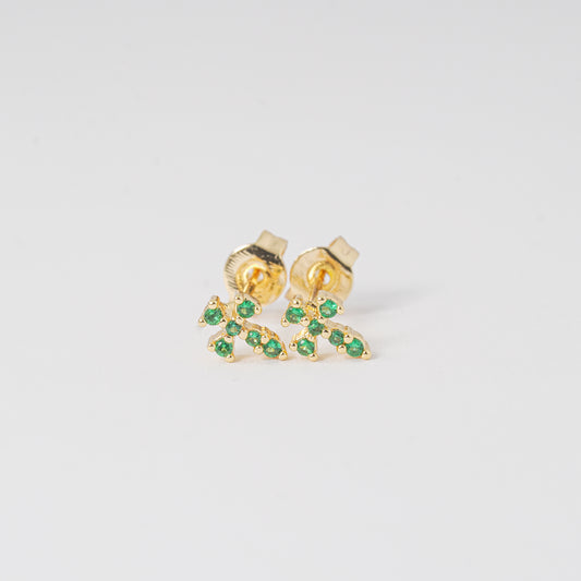 Topo Cruz Piedra Verde Esmeralda