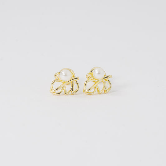 Topo dorado hoja perla